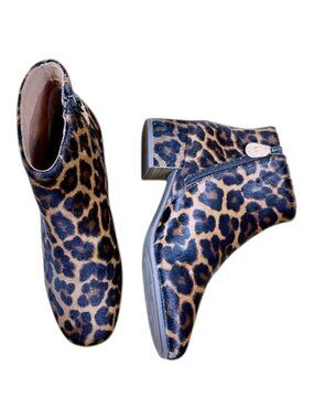 Gentle Souls Boots Ankle Leopard Calfhair Laina (6)